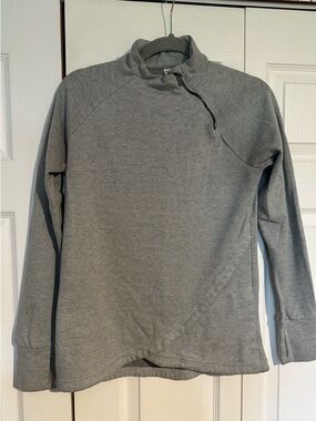 Women’s Kyodan Grey Half-Zip Pullover Sweater